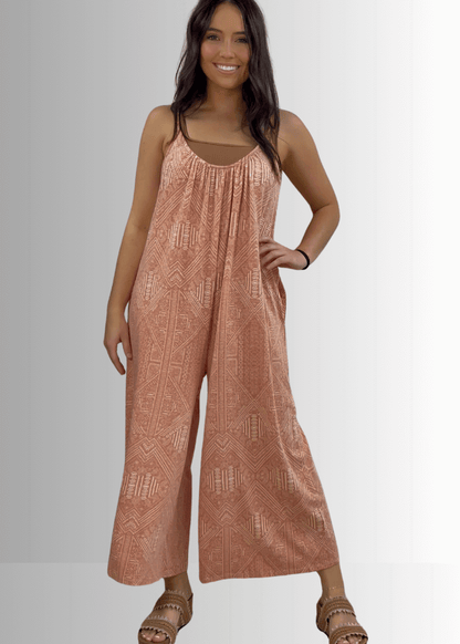 Alice Boho Style Aztec Print Romper