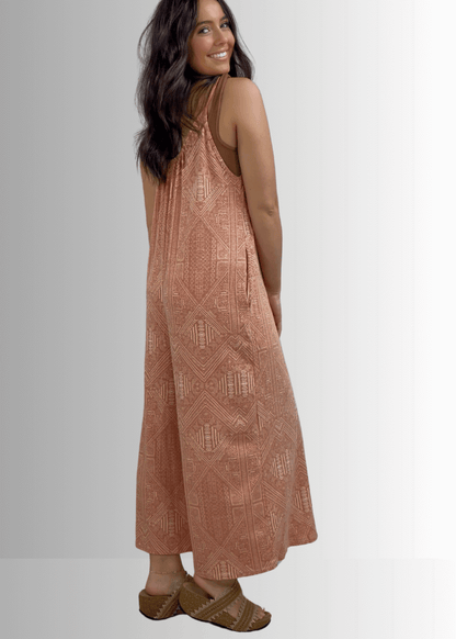 Alice Boho Style Aztec Print Romper