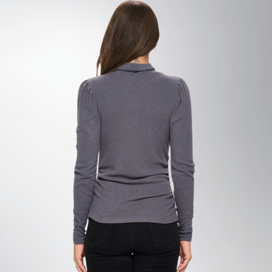 Super Soft Knit Turtle Neck Top Made in USA