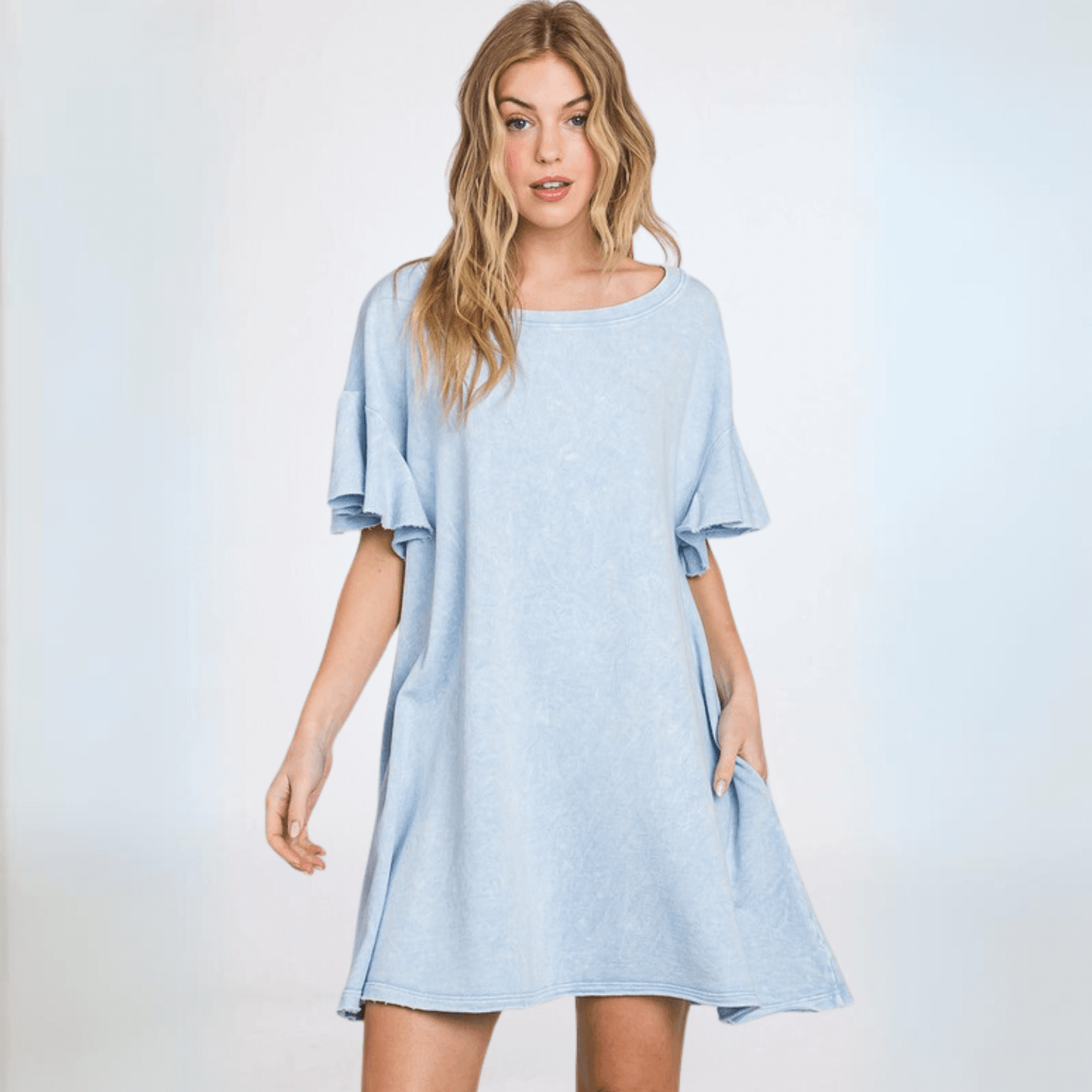 Cotton French Terry Dress Made in USA