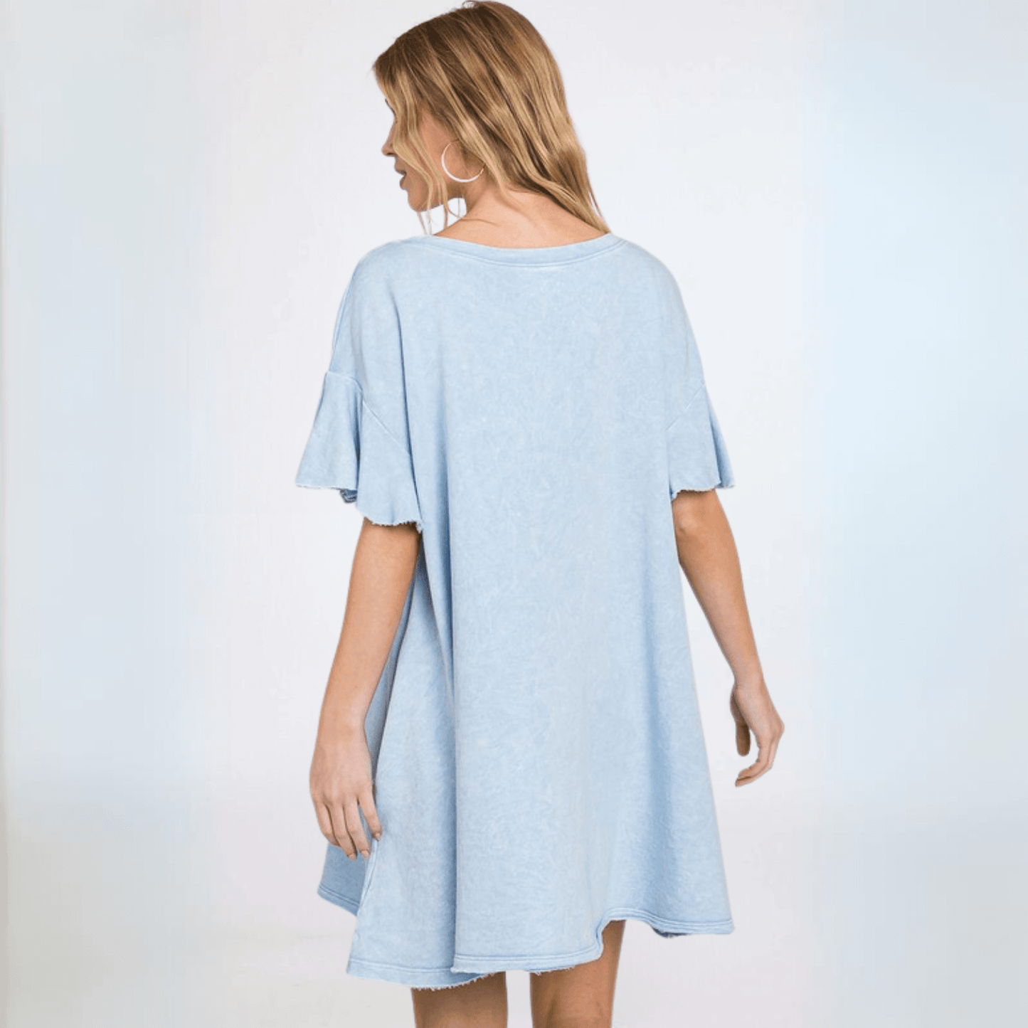 Cotton French Terry Dress Made in USA