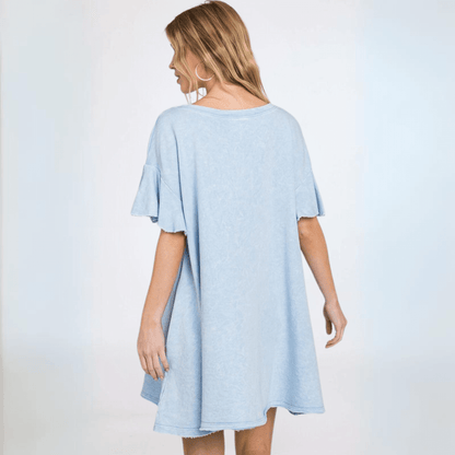 Cotton French Terry Dress Made in USA