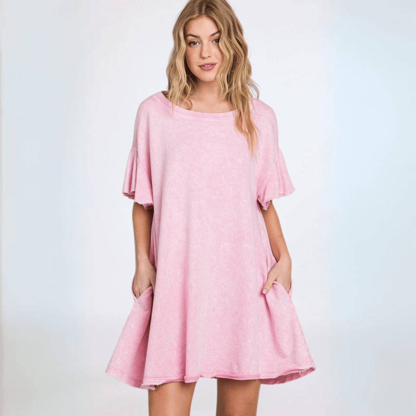 Cotton French Terry Dress Made in USA