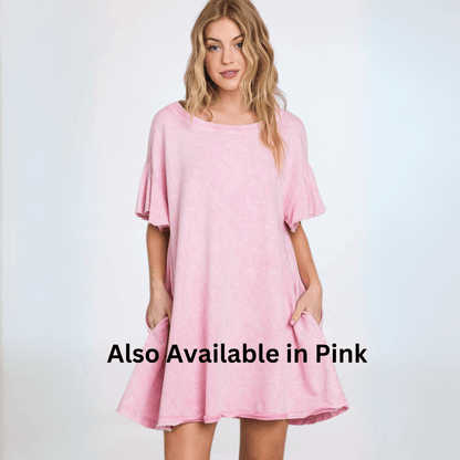 Cotton French Terry Dress Made in USA