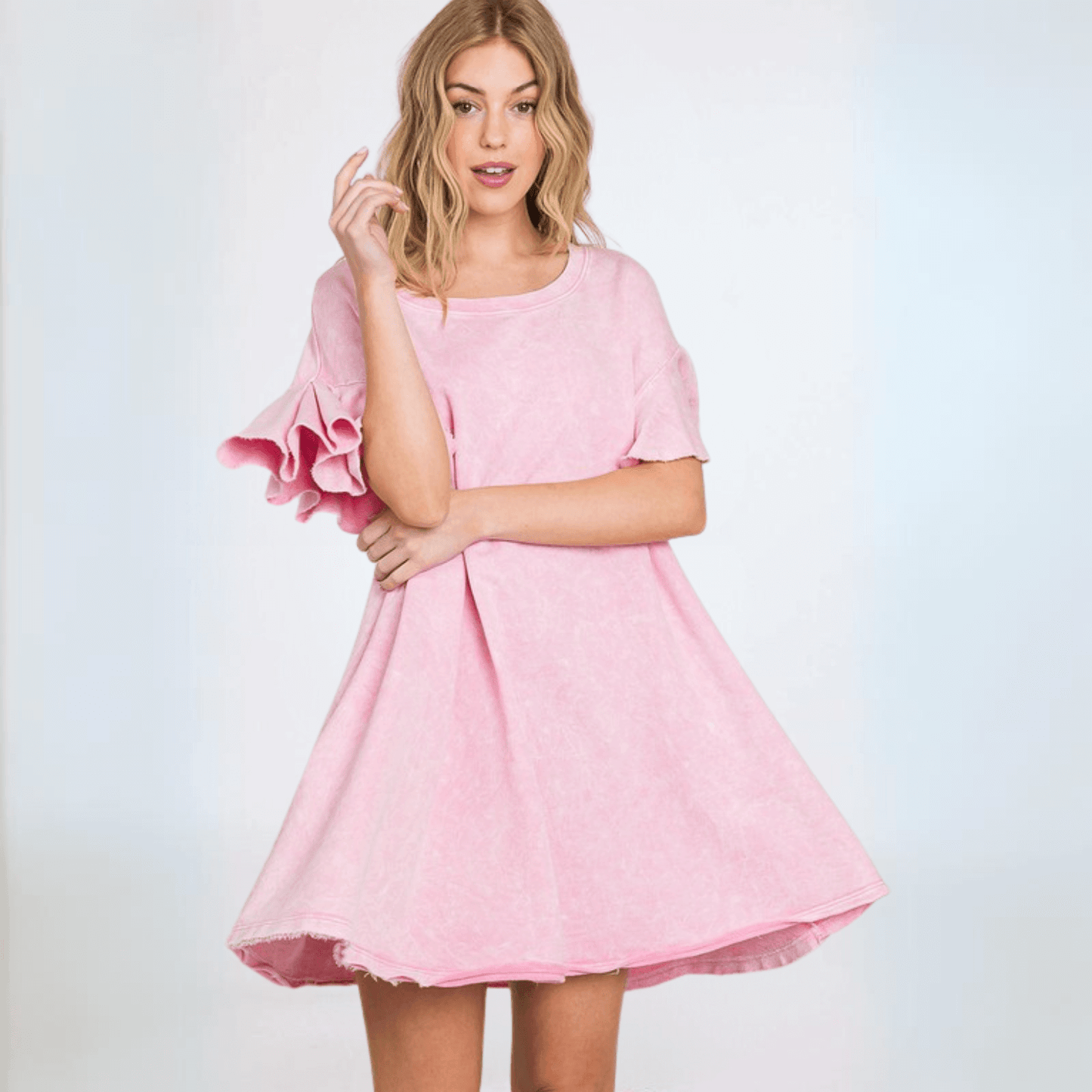 Cotton French Terry Dress Made in USA