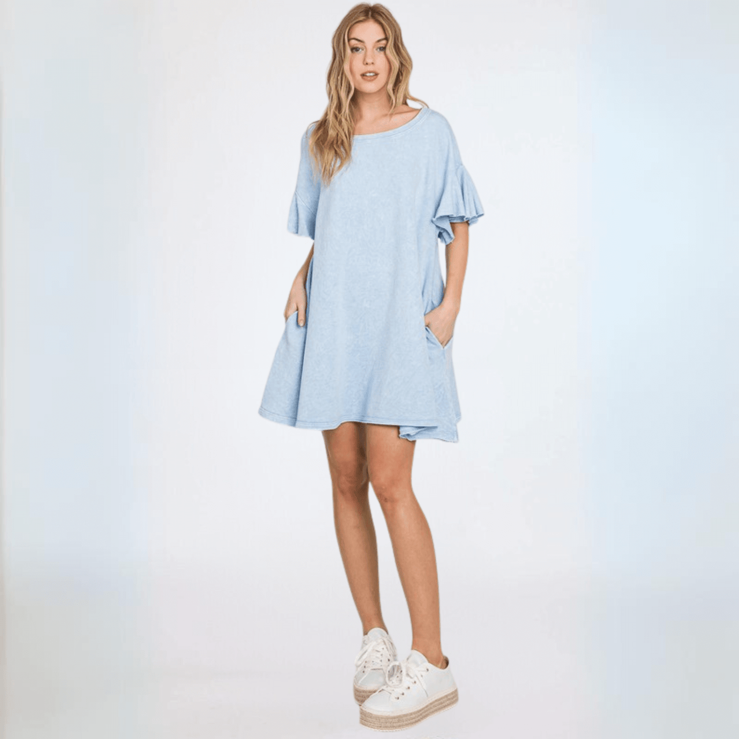 Cotton French Terry Dress Made in USA