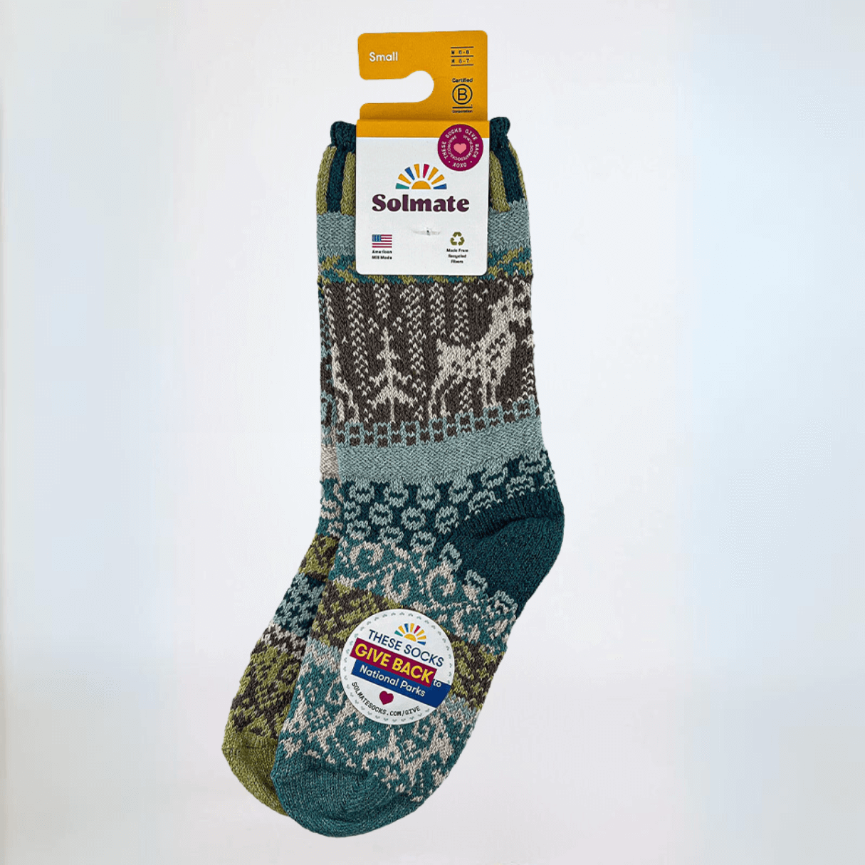 GOAT Knitted Crew Socks Solmate Socks