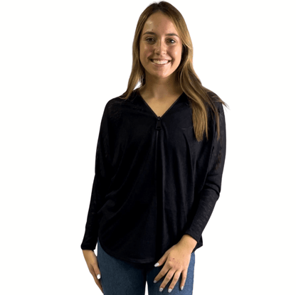 Big Zipper Burnout Dolman Made in USA