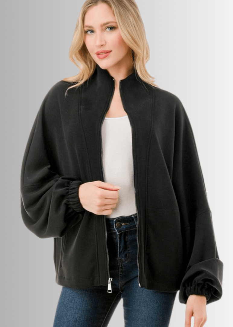 Dream Zip Up Jacket with Scuba Soft Fabric