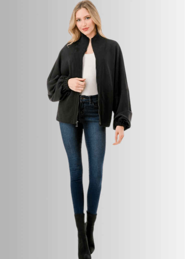 Dream Zip Up Jacket with Scuba Soft Fabric