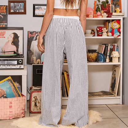 Bucket List Seersucker Double Banded Pants Made in USA