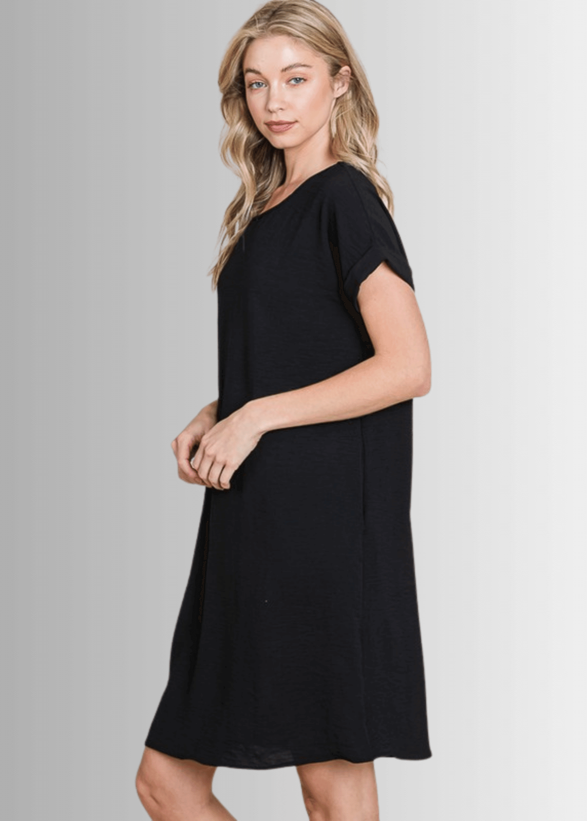 Adley Textured Shirt Dress