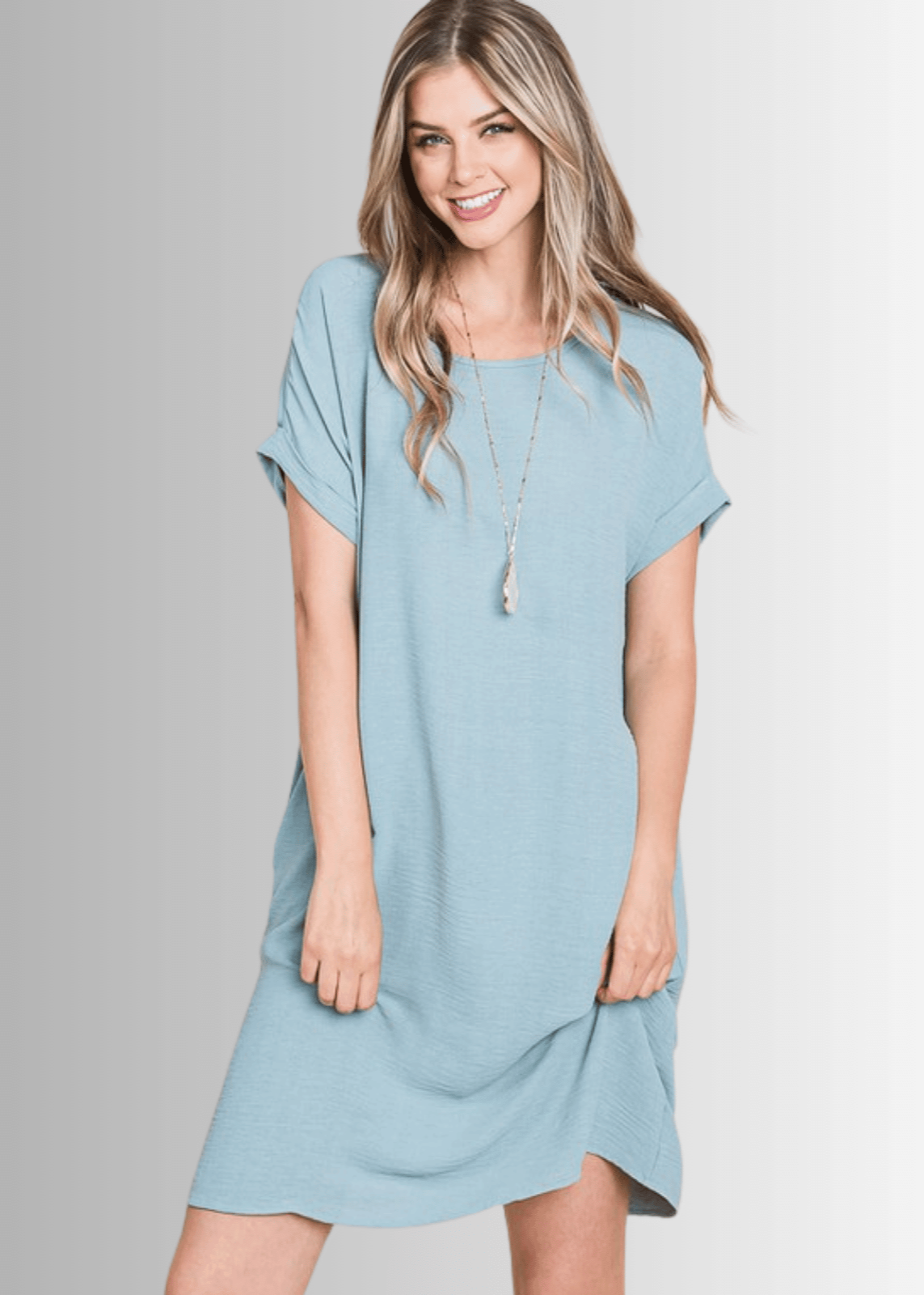 Adley Textured Shirt Dress