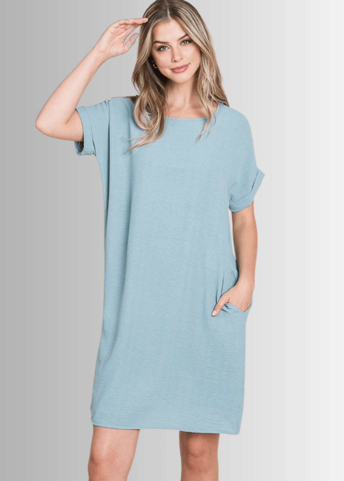 Adley Textured Shirt Dress