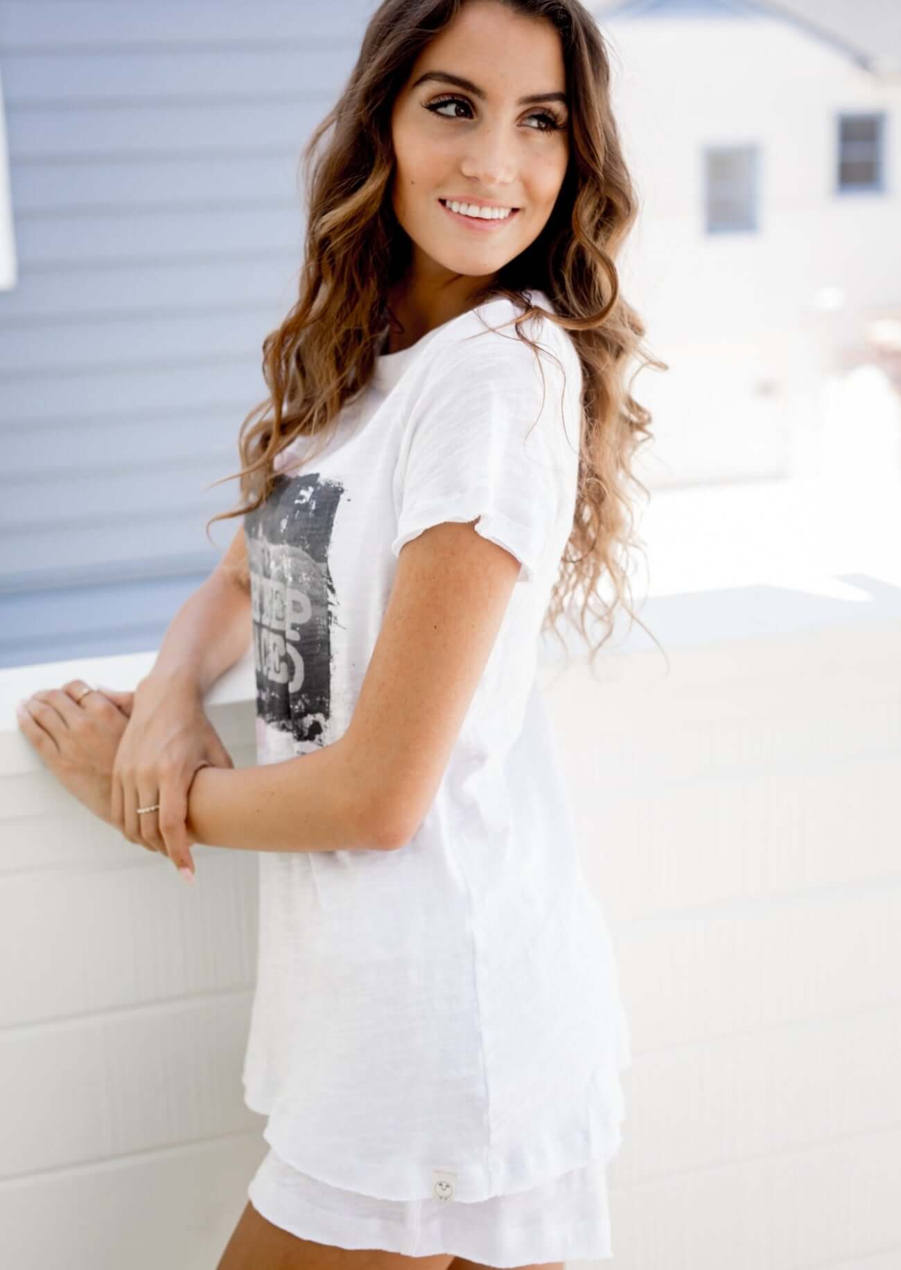 Sleepaholik Sheep Faced Graphic Tee