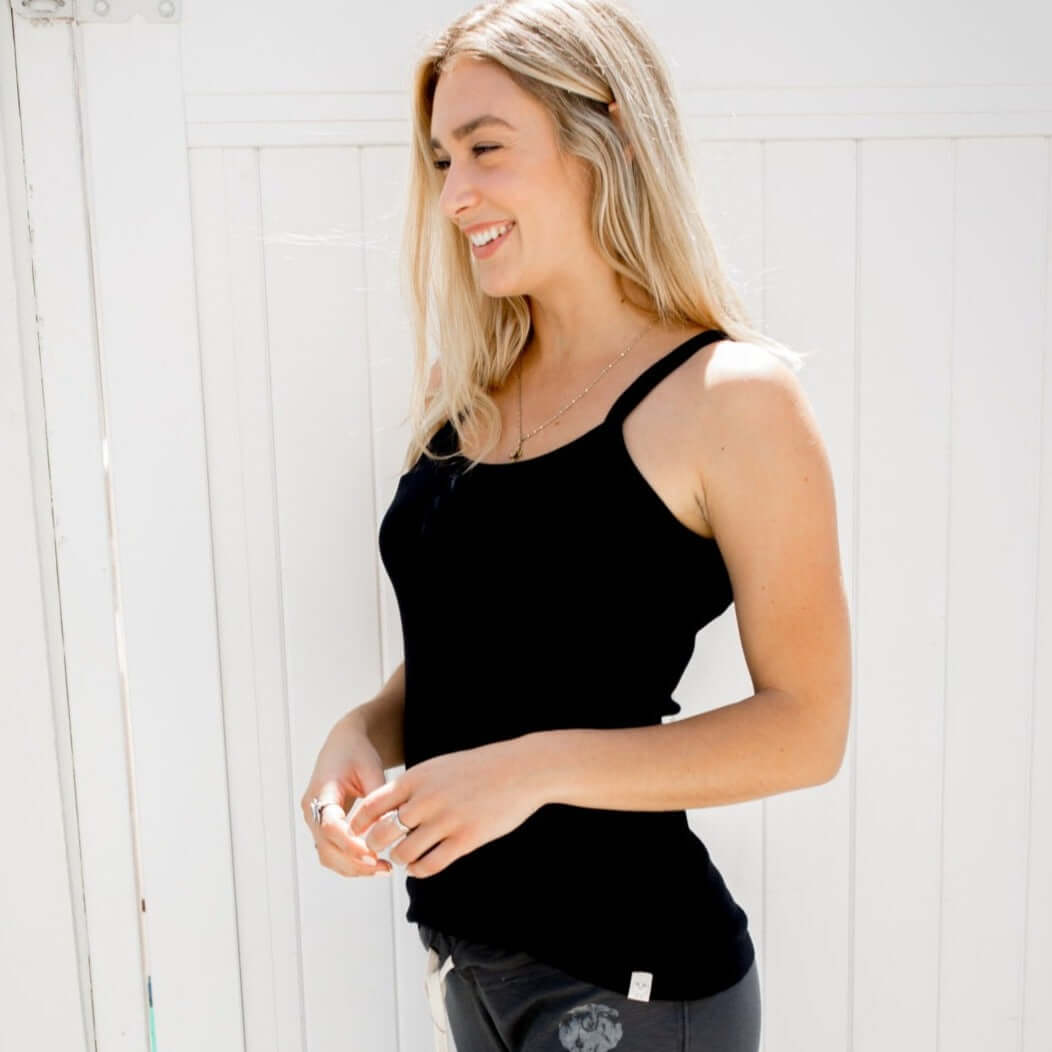 Sleepaholik Any Time & All the Time Cotton Tank Top