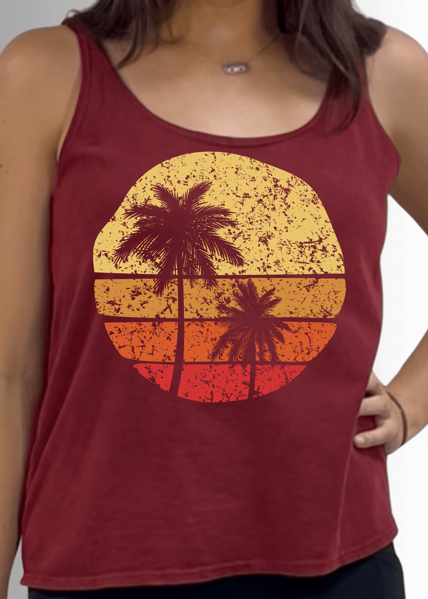 Sunset Premium Cotton Tank Top