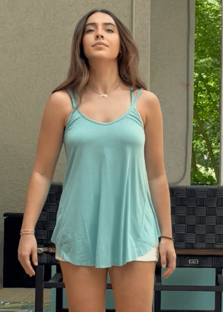 Summer Soft Strappy Back Tank Top