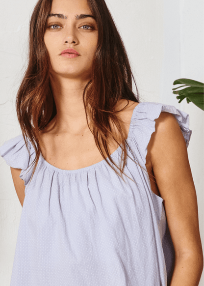 Adaline Ruffled Cotton Top