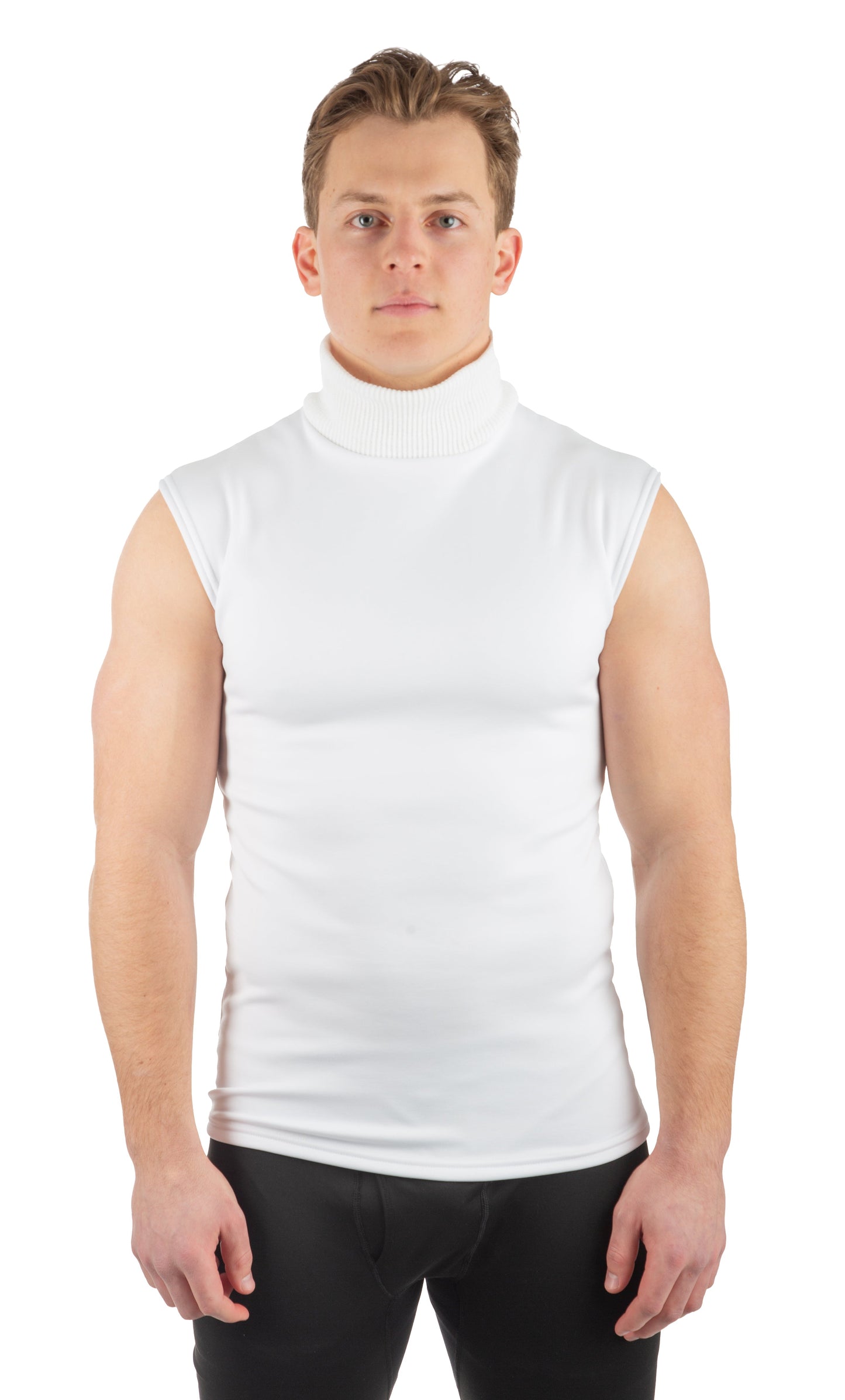 PolarWikMax™ Sleeveless Shirt Turtle Neck Ribbed Collar