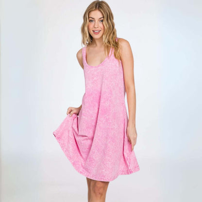 All Cotton Tank Dress Made in USA