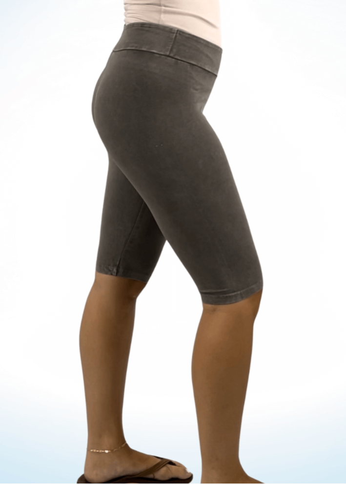 Ladies Longer Length Biker Shorts Made in USA