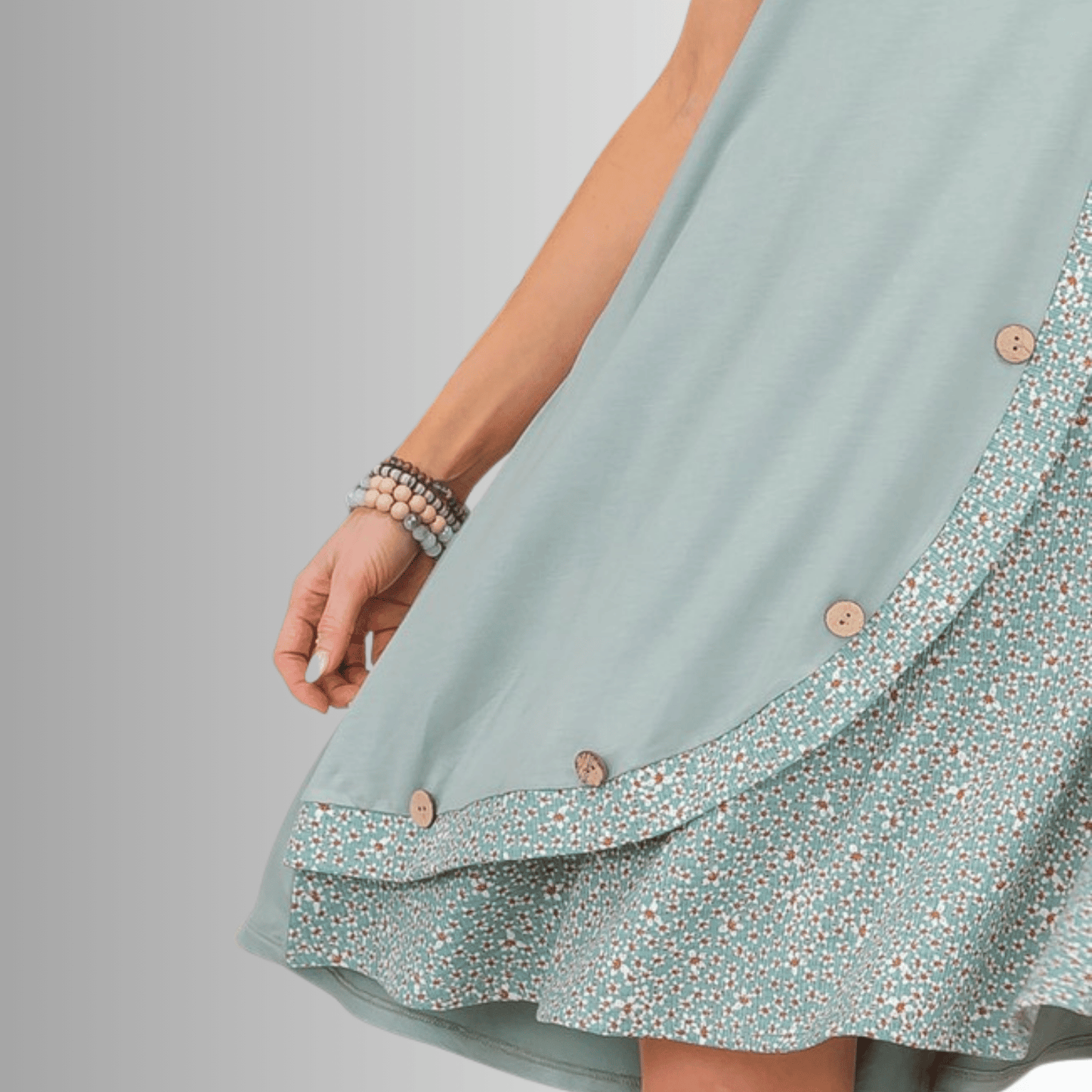 Teagan Cowl Neck A-Line Dress