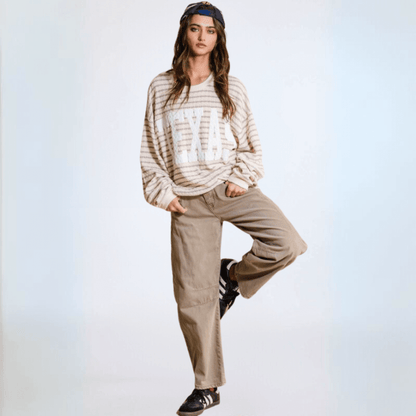 Graphic TEXAS Oversized Sweatshirt Made in USA