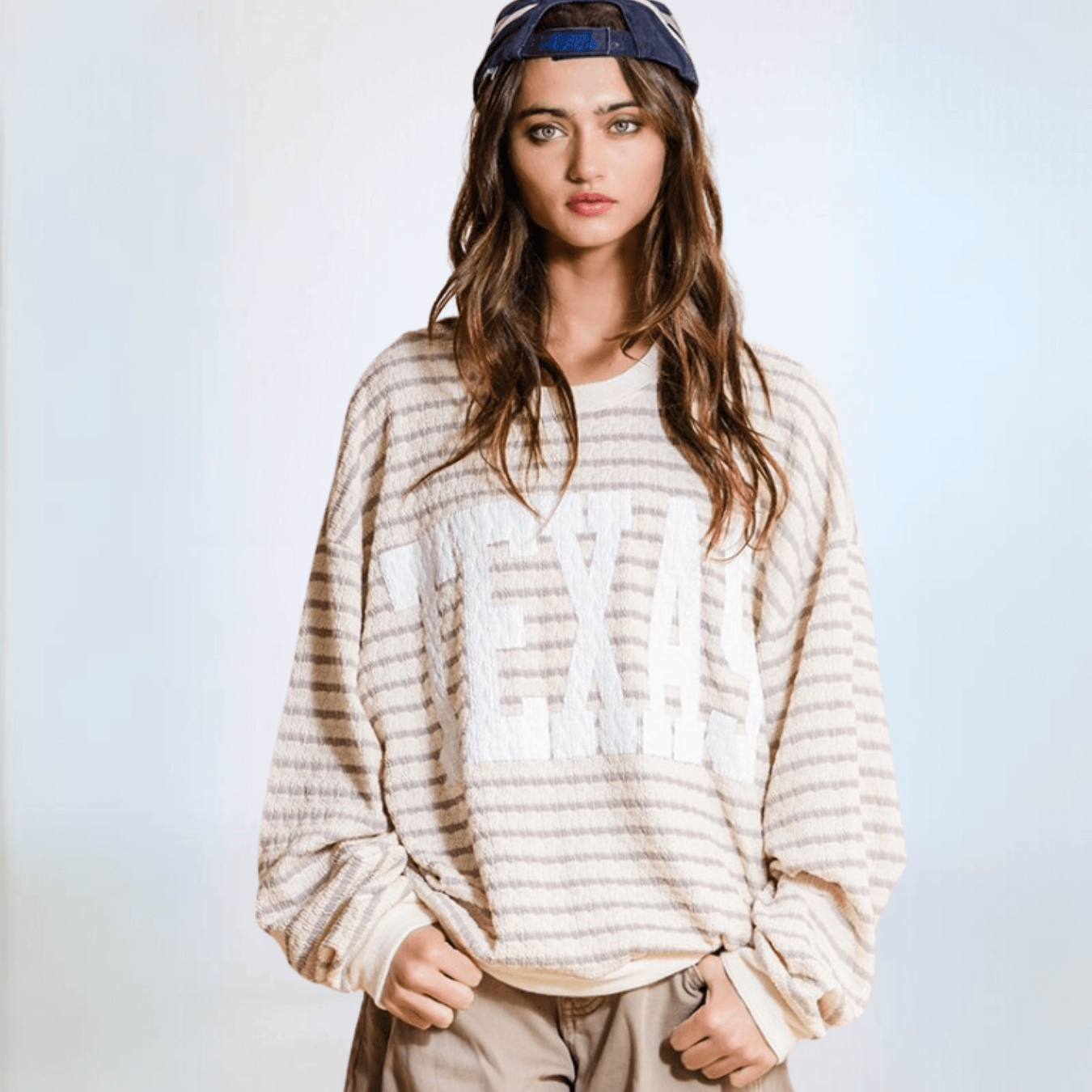 Graphic TEXAS Oversized Sweatshirt Made in USA