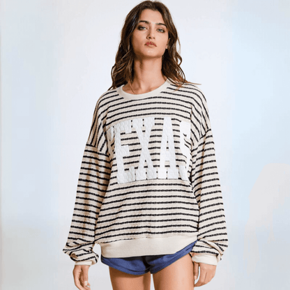 Graphic TEXAS Oversized Sweatshirt Made in USA