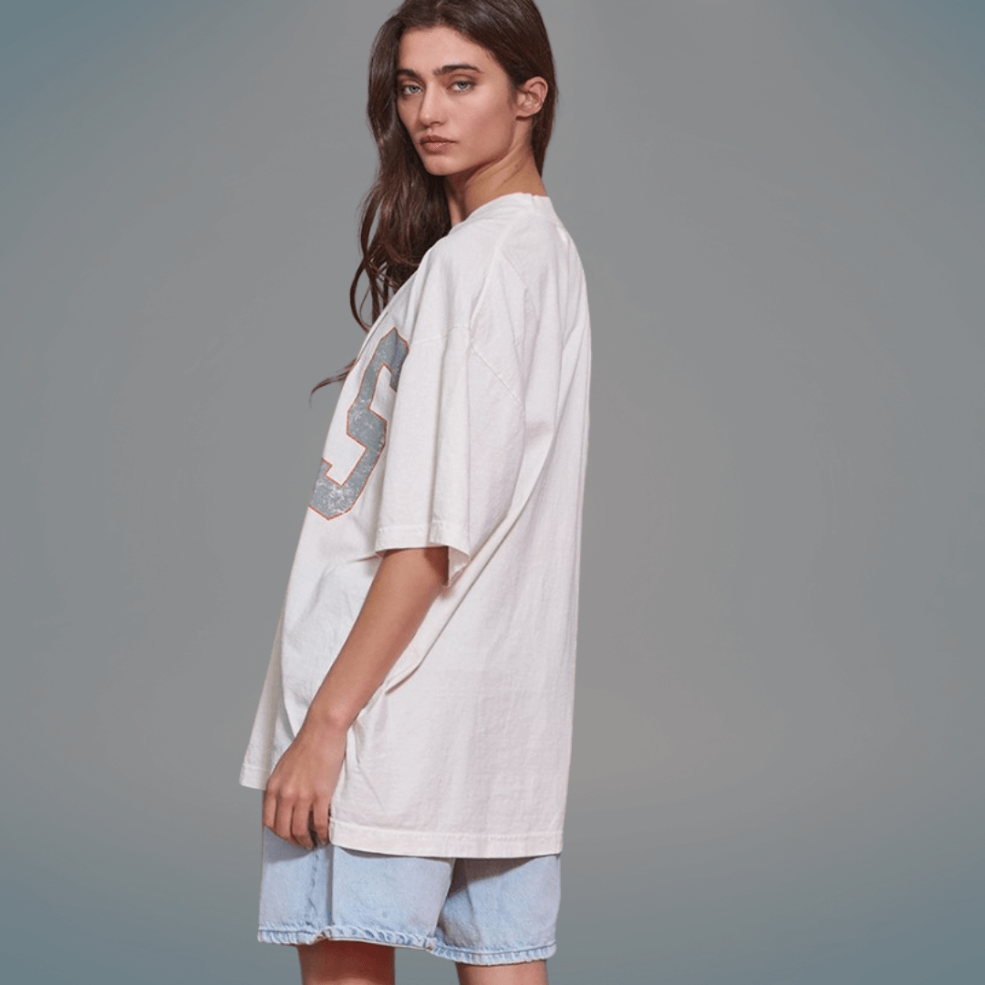 Texas Graphic Oversized Cotton T-Shirt Made in USA