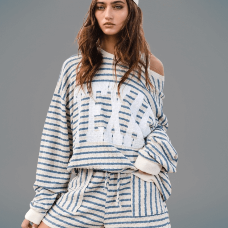 Graphic TEXAS Oversized Sweatshirt Made in USA