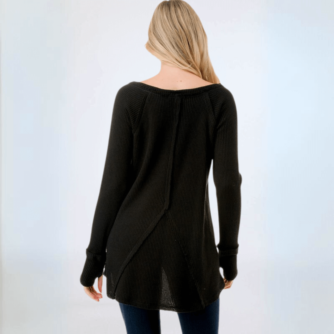 Soft & Cozy Thumbhole Sweater Made in USA