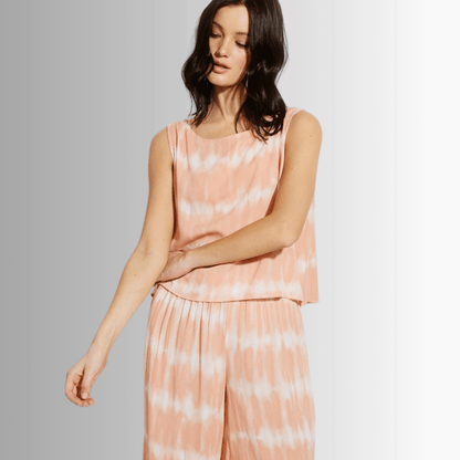 Beach and Lounge Striped Casual Pants Set