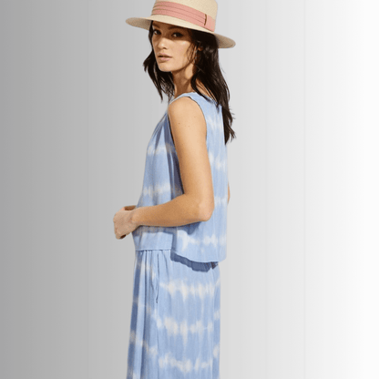 Beach and Lounge Striped Casual Pants Set