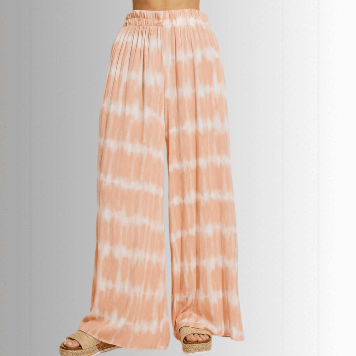 Beach and Lounge Striped Casual Pants Set
