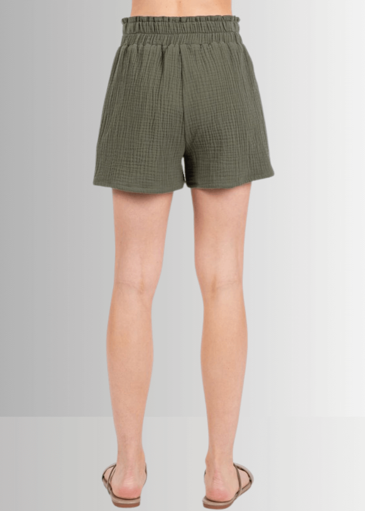 Triple Cotton Gauze Shorts