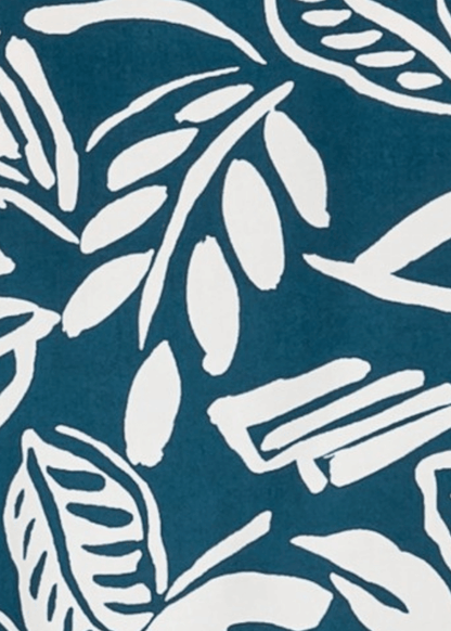 Tropical Teal Tie Front Kimono Cardigan