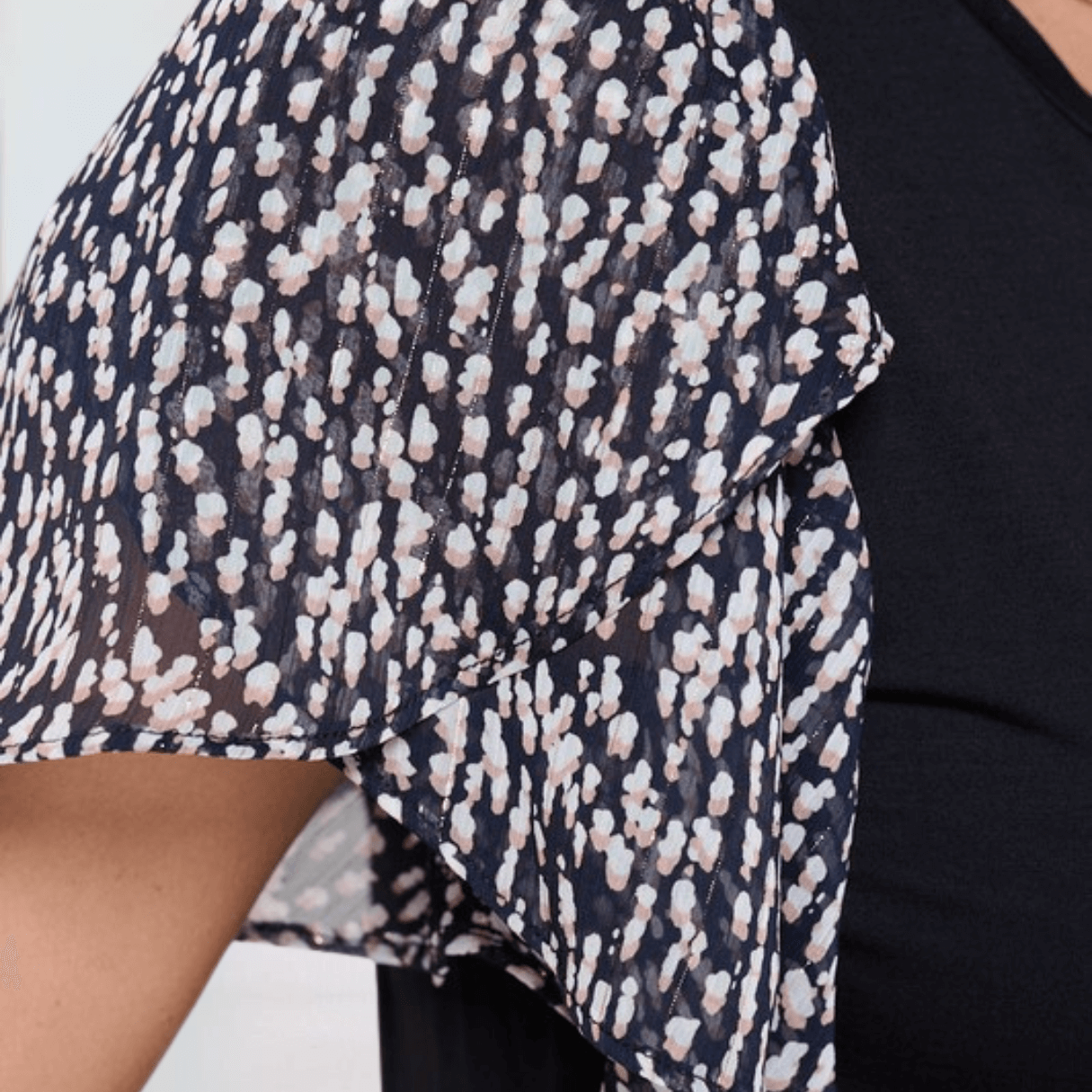 Chiffon Tulip Sleeve Top