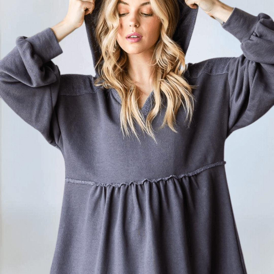 Baby Doll Cut Bishop Sleeve Tunic