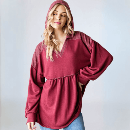 Baby Doll Cut Bishop Sleeve Tunic