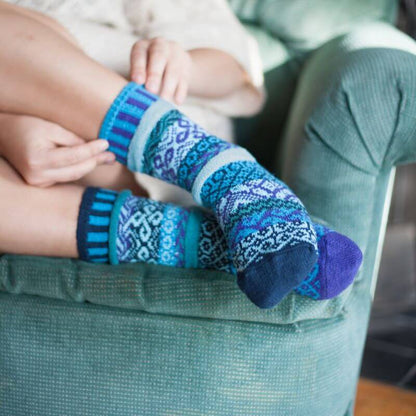 WATER Knitted Crew Socks Made in USA
