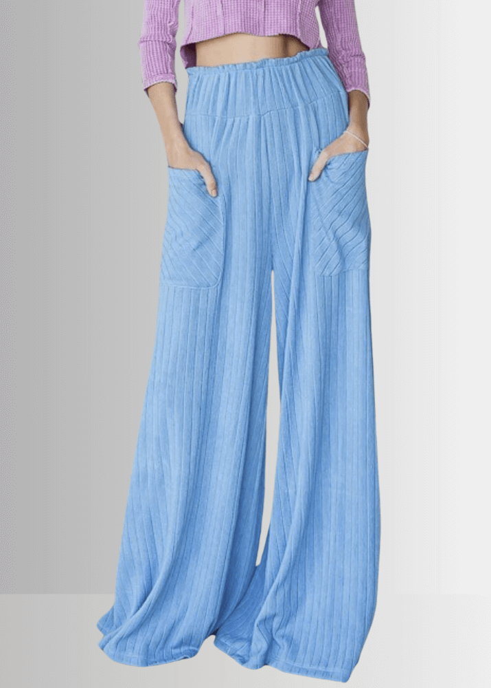 Avery Wide Leg Pocket Palazzo Pants