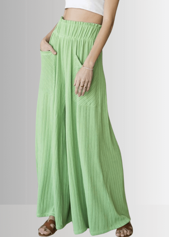 Avery Wide Leg Pocket Palazzo Pants