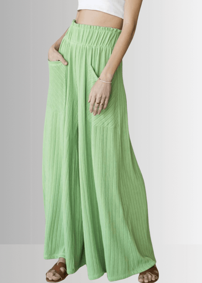 Avery Wide Leg Pocket Palazzo Pants