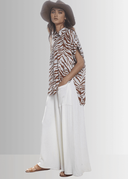 Avery Wide Leg Pocket Palazzo Pants