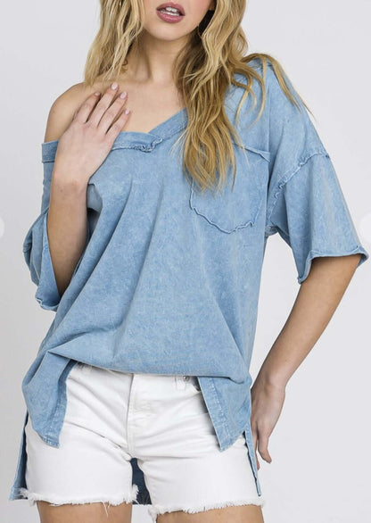 All American Vintage V Tee Made in USA