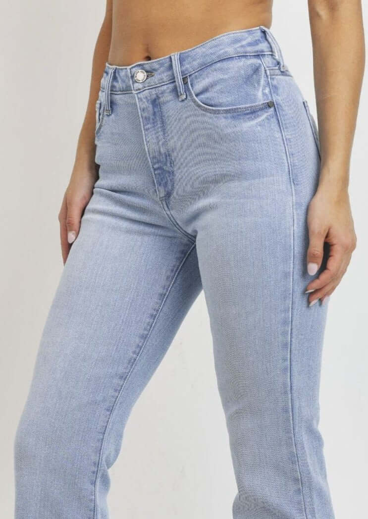 The Fall Flare Denim Jeans Made in USA