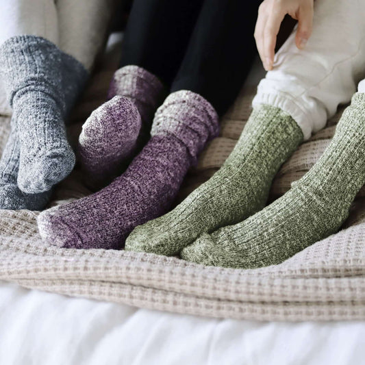 Cozy Cabin Socks Made in USA