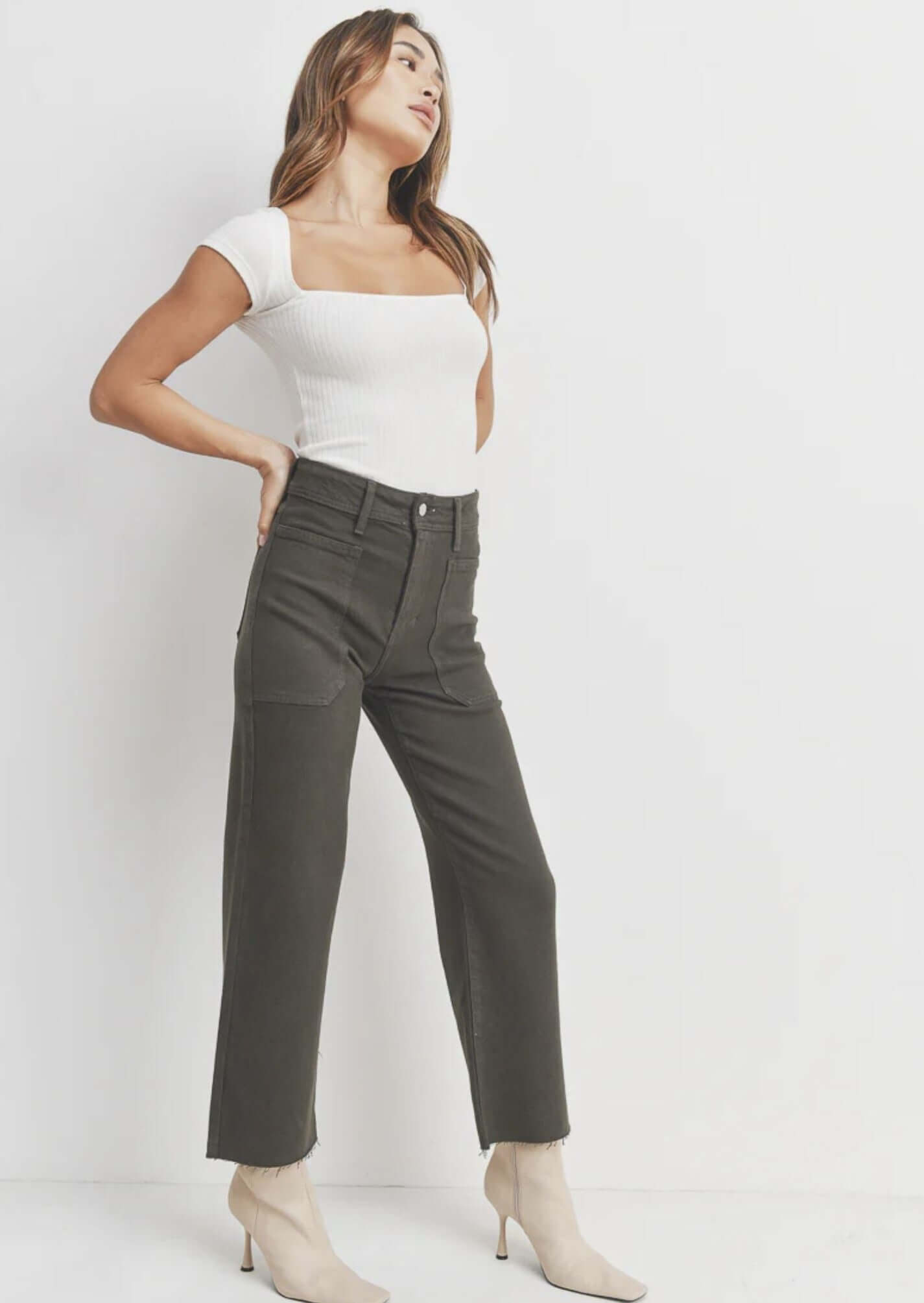 Nautical Wide Leg Jean Made in USA